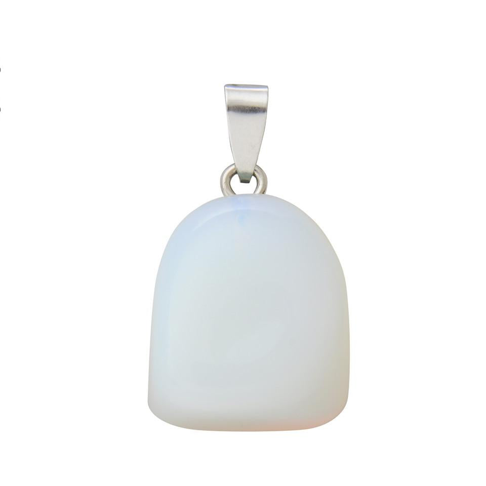 Crystal Polished Stone Pendants for Necklace