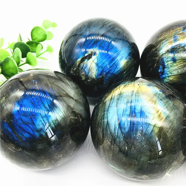 Labradorite High Flash Spheres