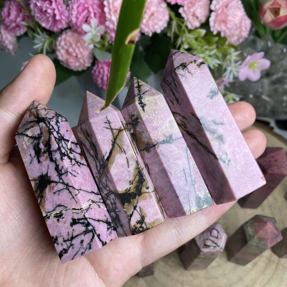 Rhodonite Points
