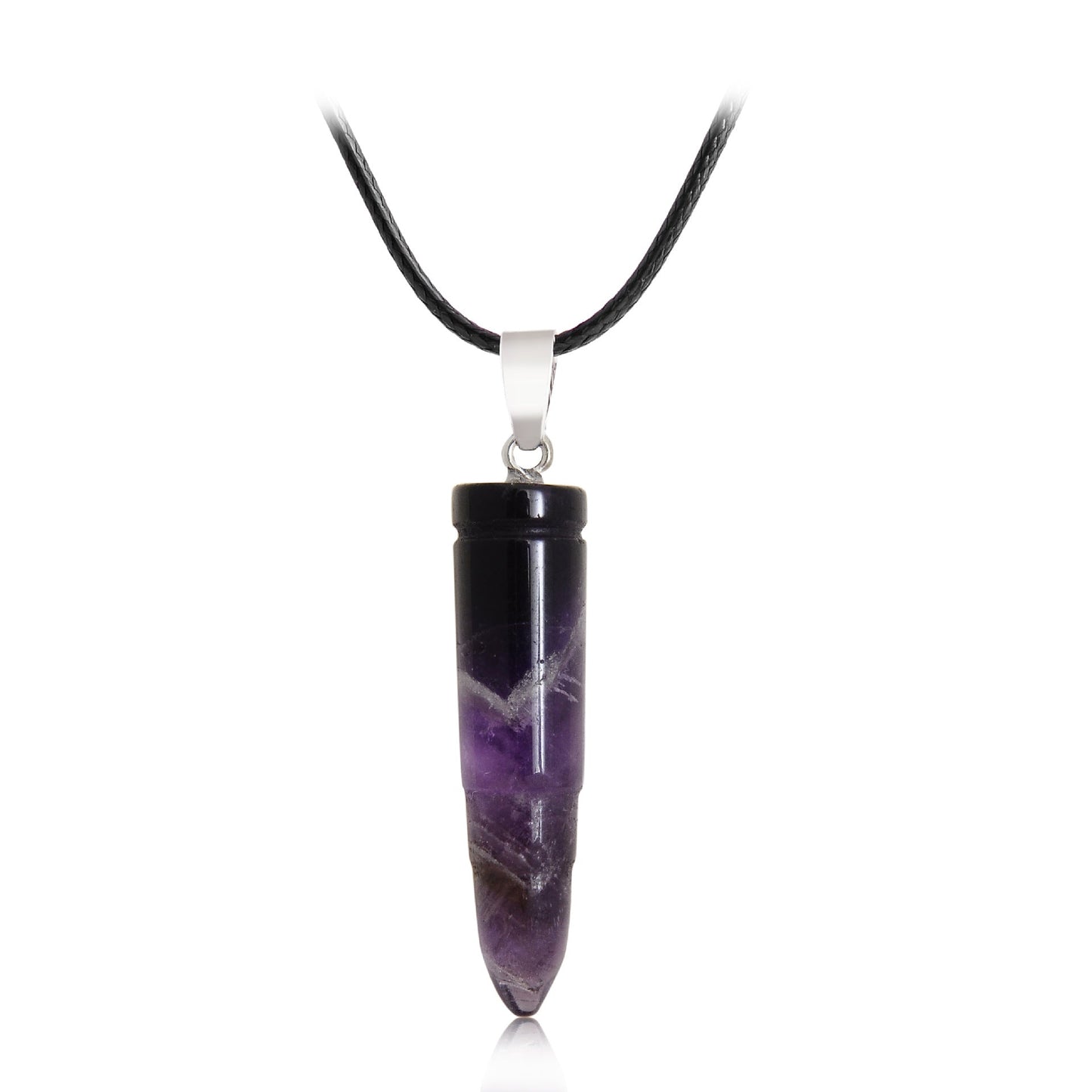 Bullet Shape Crystal Pendants for Necklace