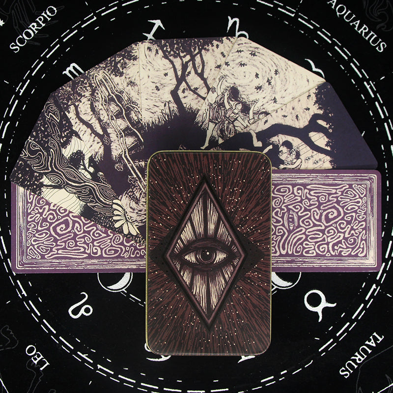 20 Metaphysics Tarot Cards with Guidebooks Metal Box Packing