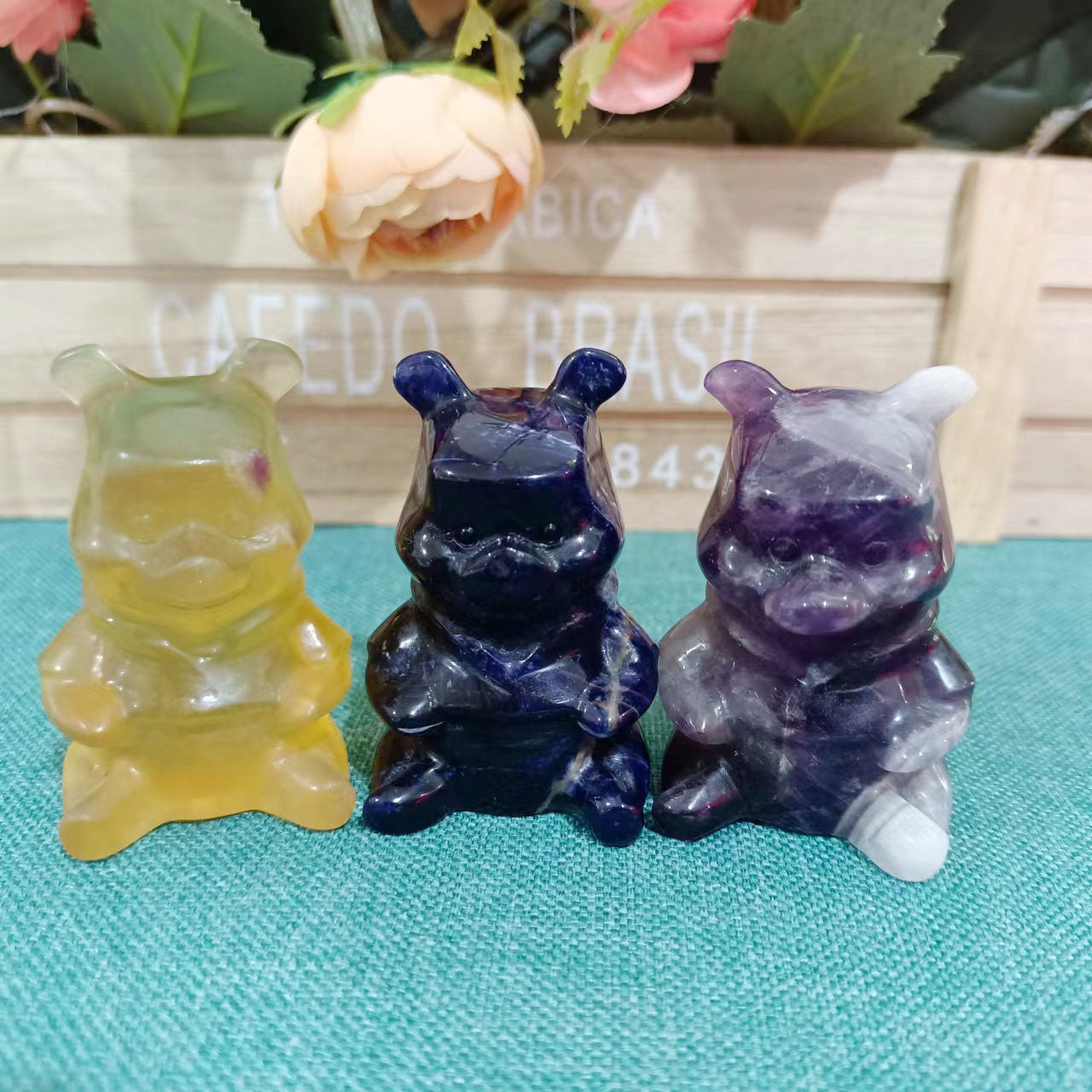 Crystal Bear Carvings