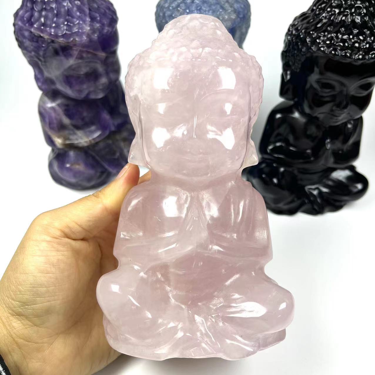 Crystal Buddha Carvings