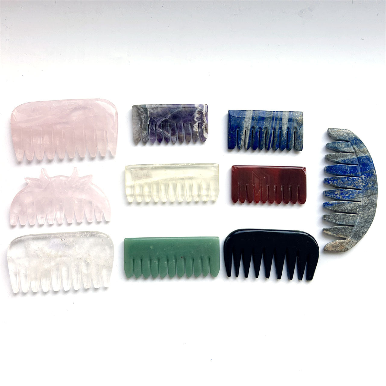 Crystal Comb Carvings