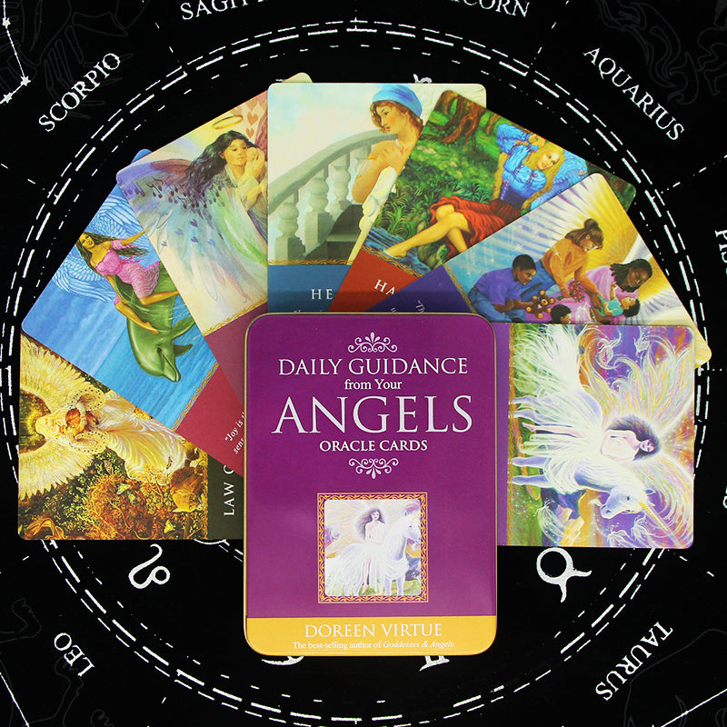 20 Metaphysics Tarot Cards with Guidebooks Metal Box Packing