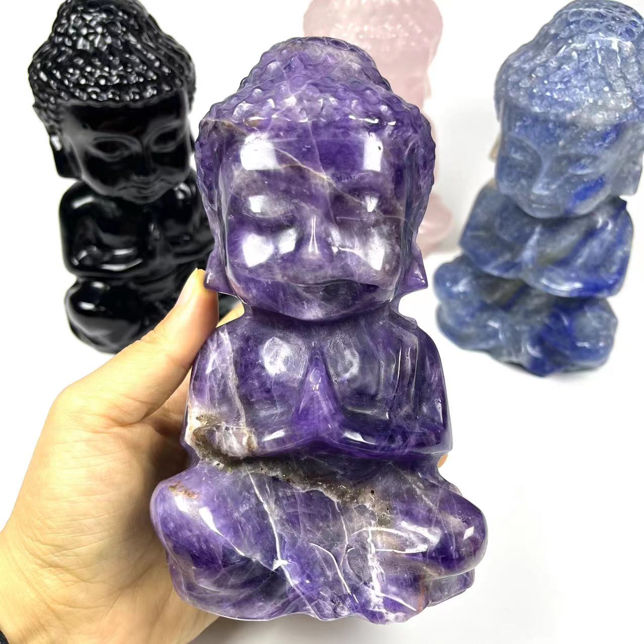 Crystal Buddha Carvings