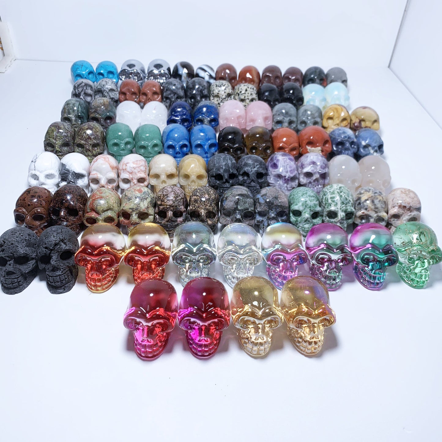 Two Inch Crystal Skulls