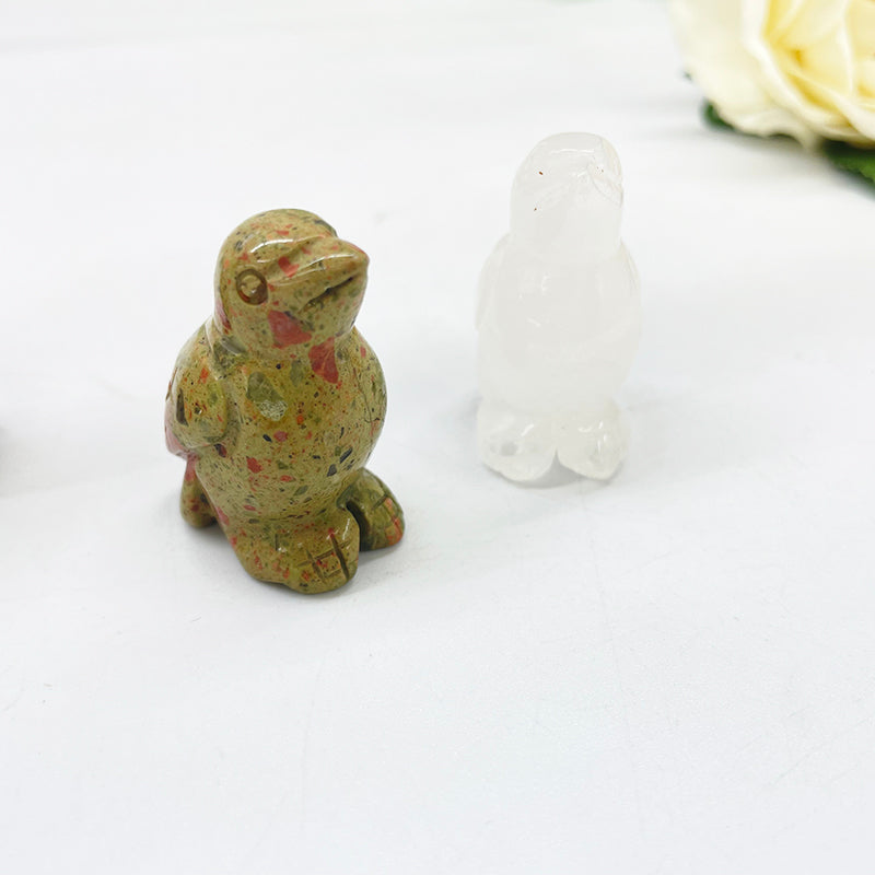 Crystal Pigeon Carvings
