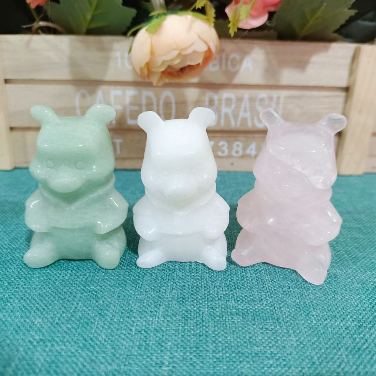 Crystal Bear Carvings