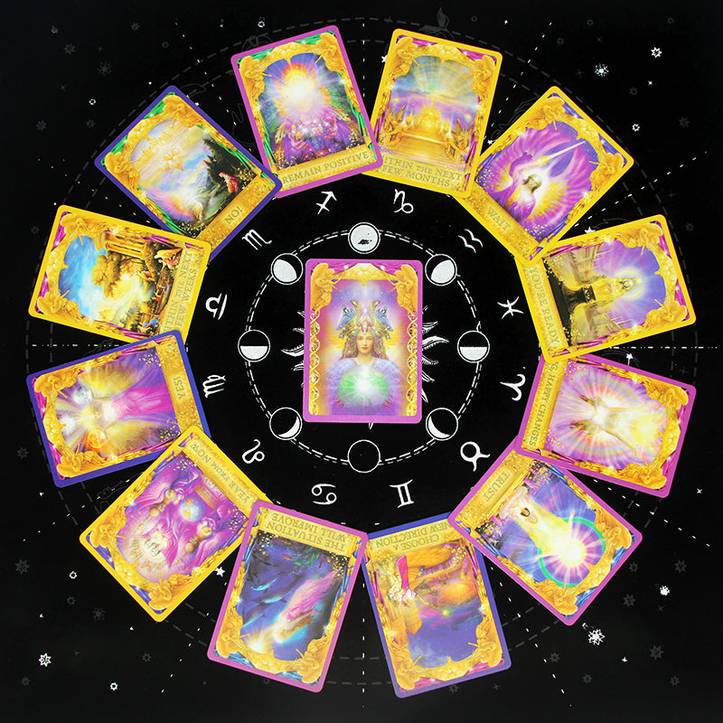 20 Metaphysics Tarot Cards with Guidebooks Metal Box Packing