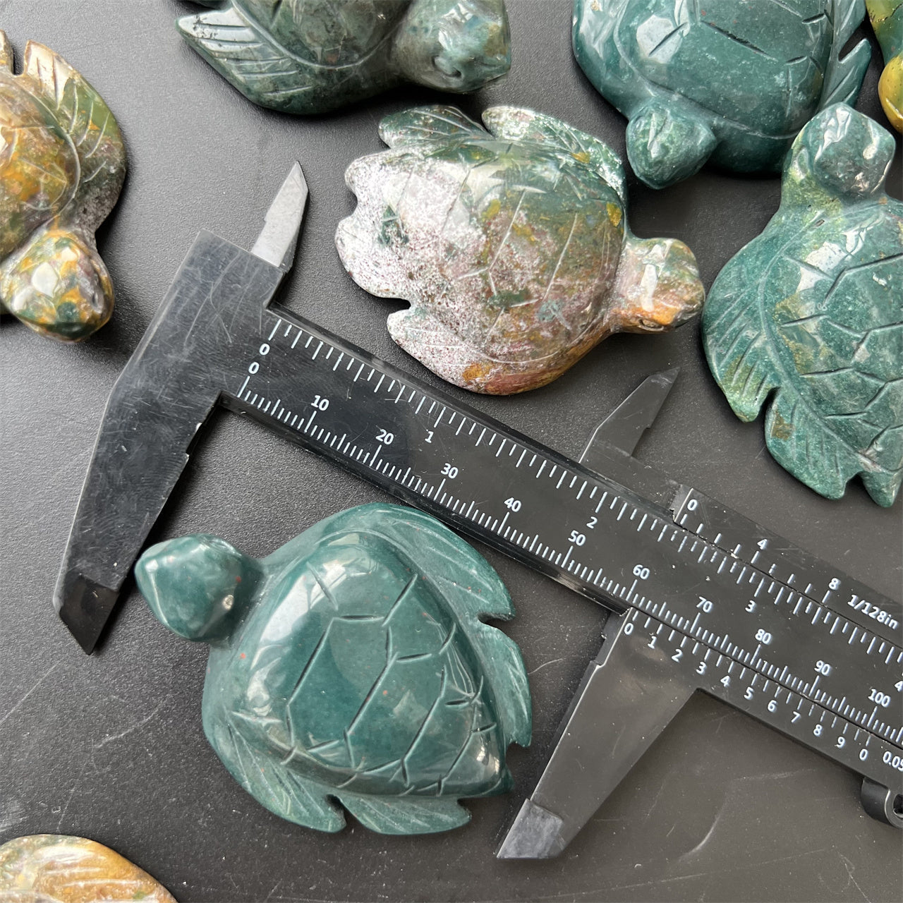 Crystal Sea Turtle Carvings