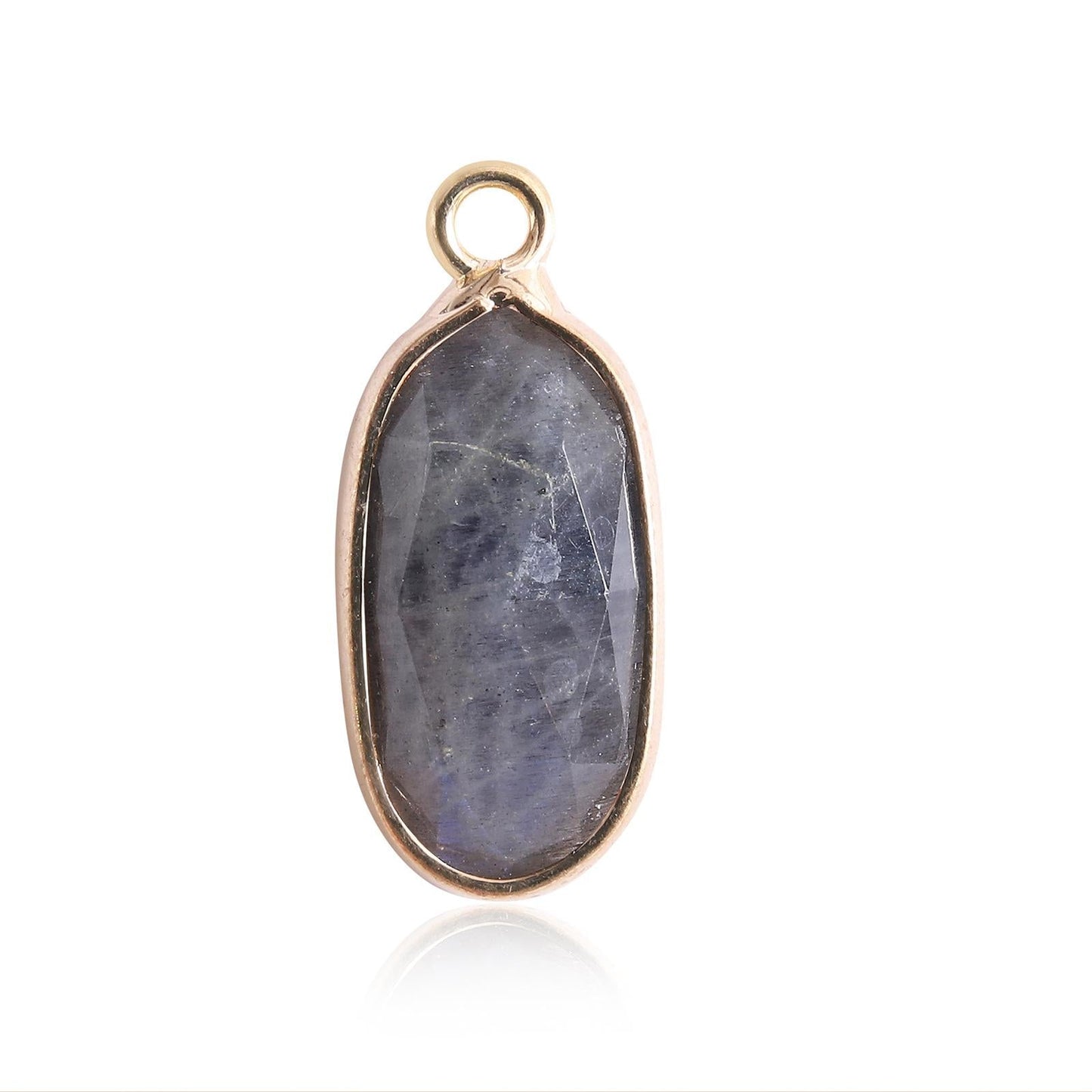 Oval Crystal Irregular Cut Pendants for Necklace
