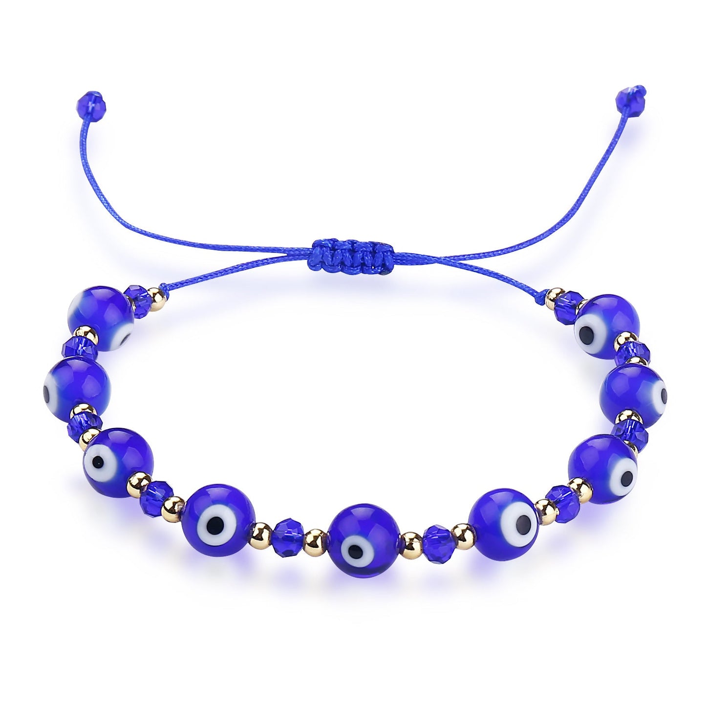 Evil Eye Adjustable Bead Bracelets