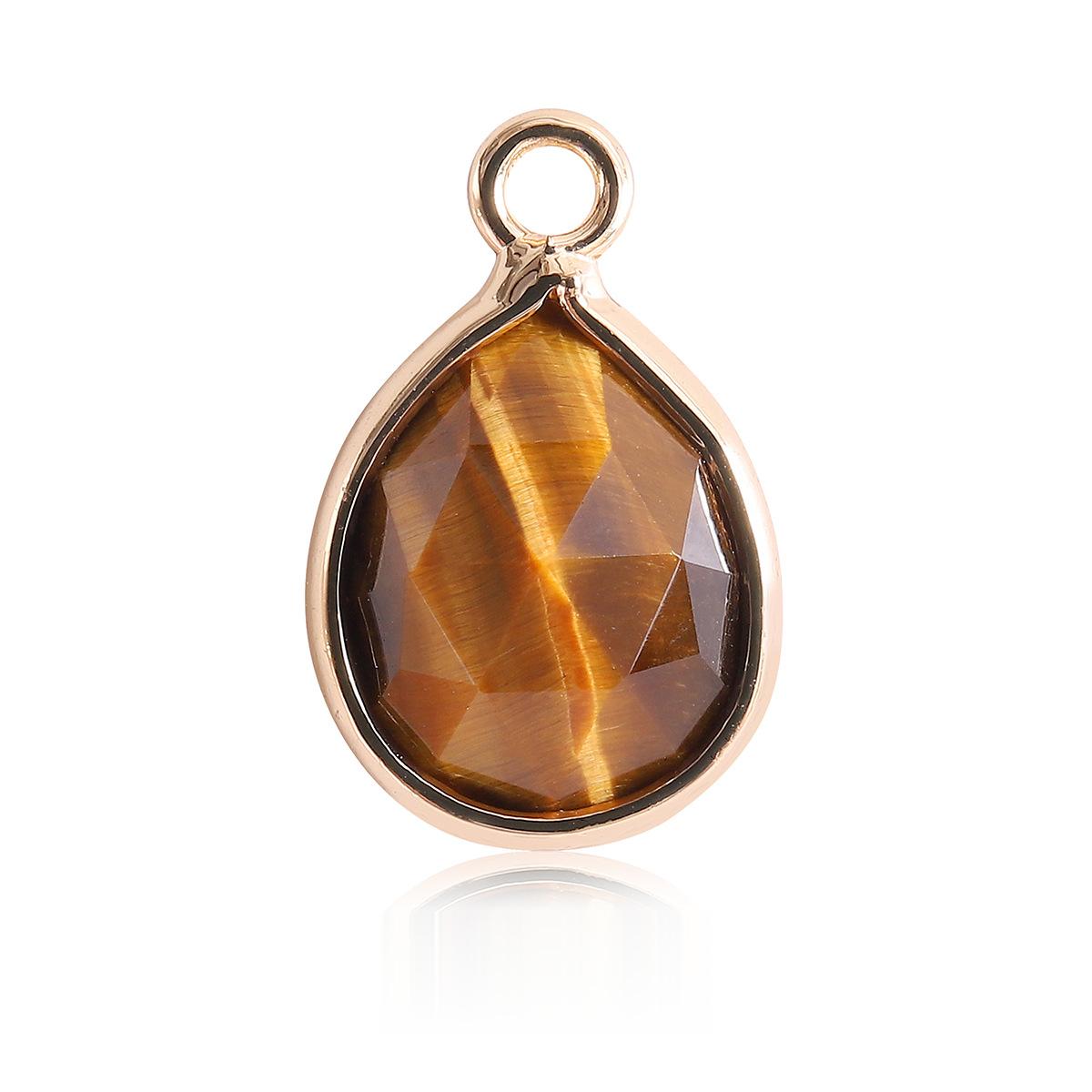 Waterdrop Crystal Irregular Cut Pendants for Necklace