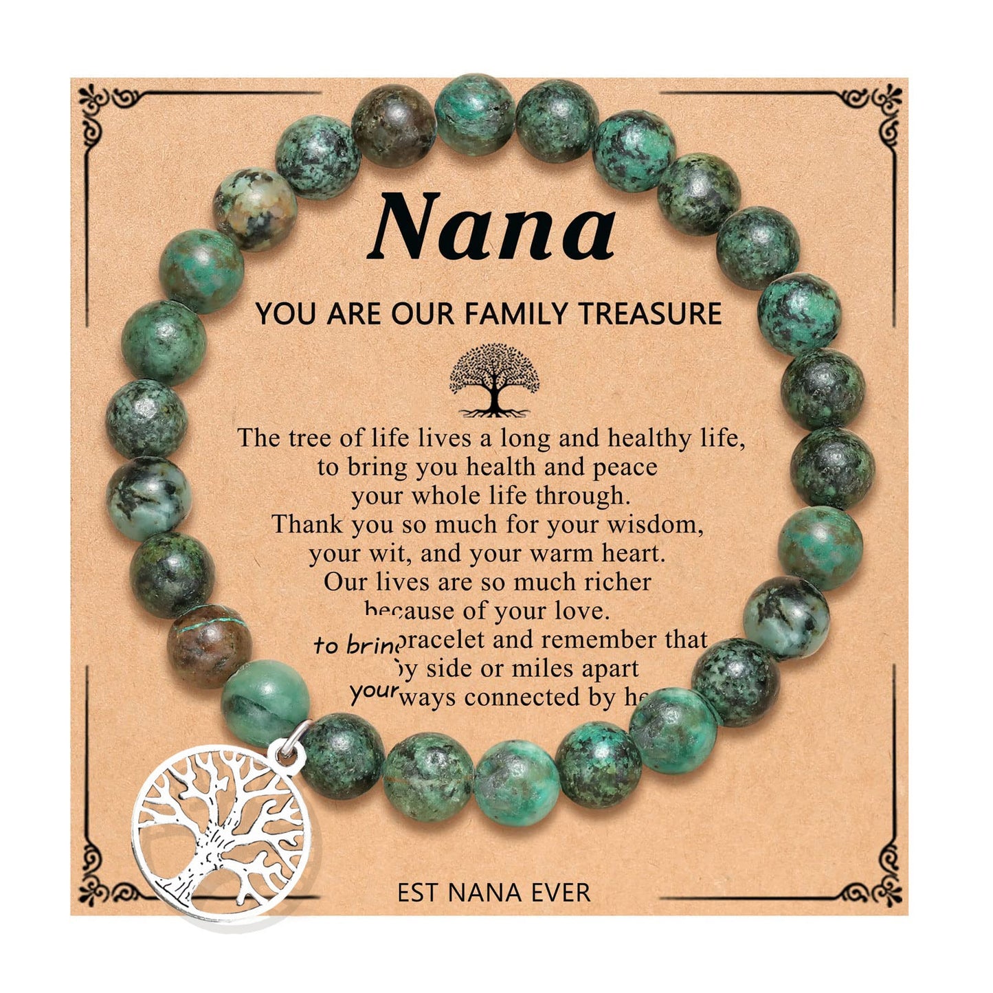 Crystal Bead Compass/Heart/Elephant/Life Tree Bracelets