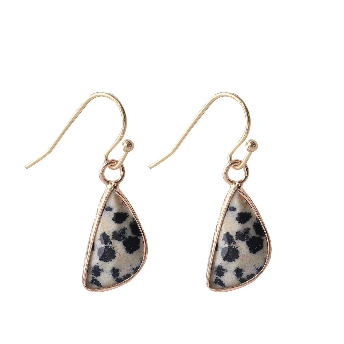 Natural Crystal Drop Earrings