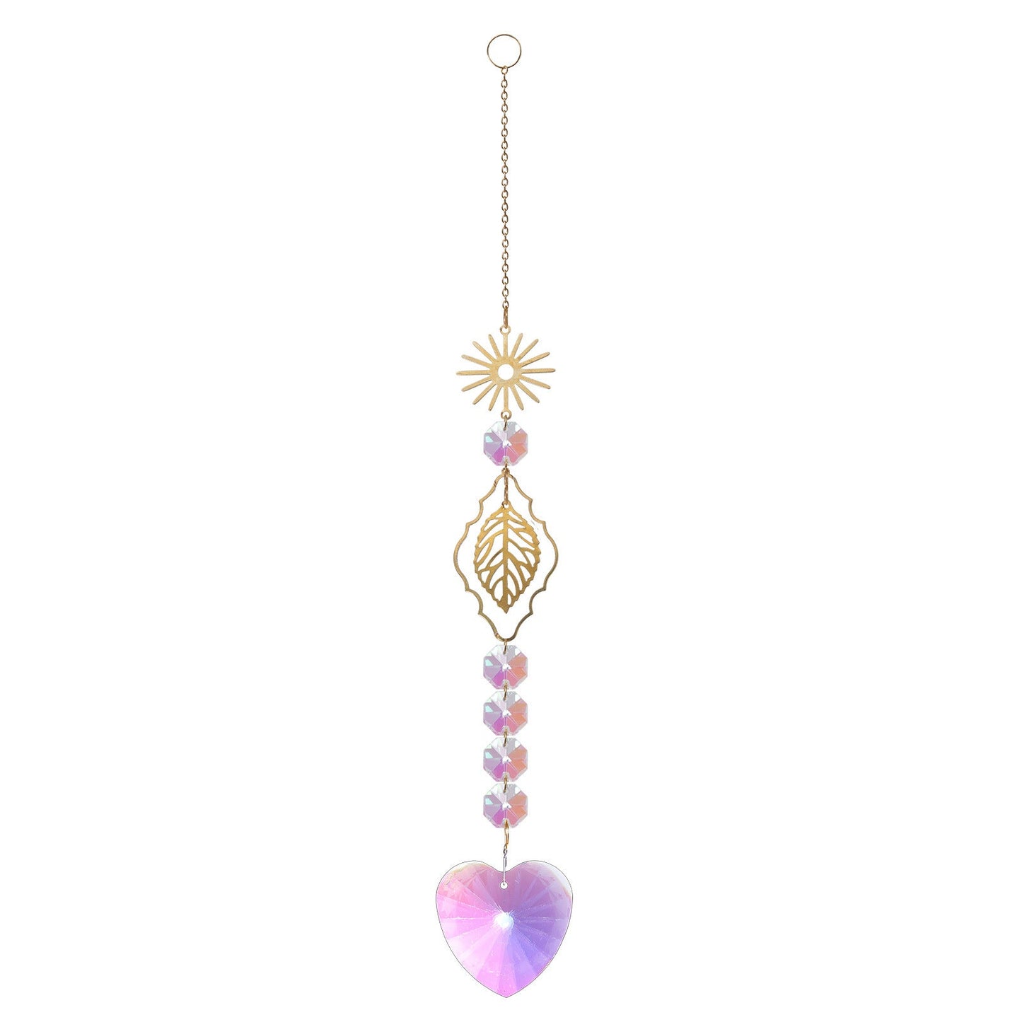 Metal Slice Colorful Pendant Suncatcher Ornaments