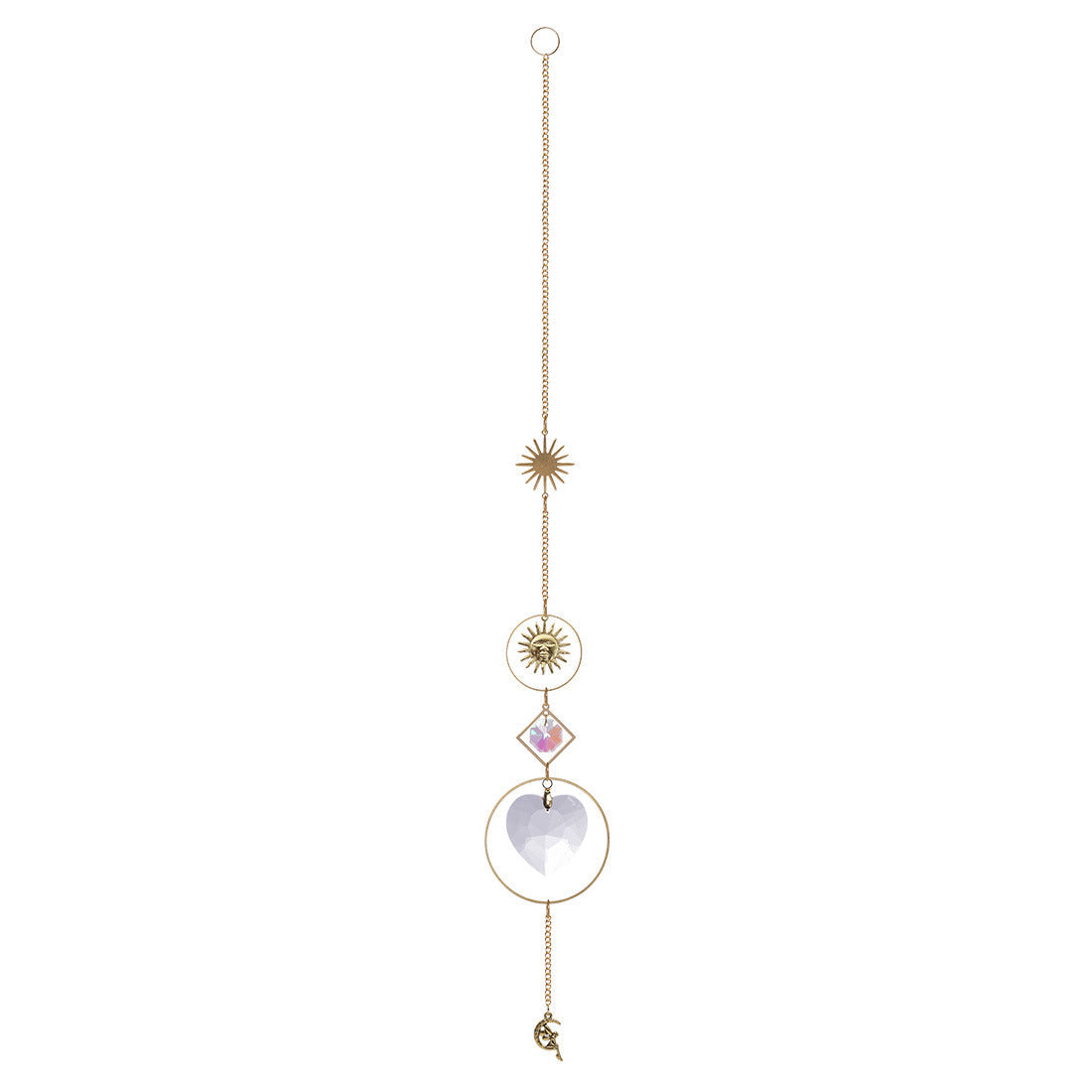 Golden Color Pendant Suncatcher Ornaments