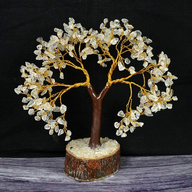 Wood Base Gem Trees