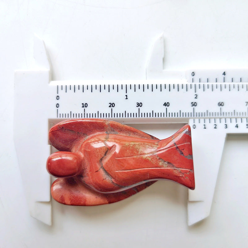 Red Jasper Angel 2 Inch