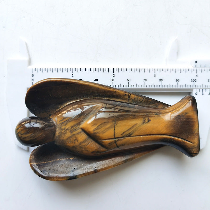 Tiger Eye Stone Angel 4 Inch