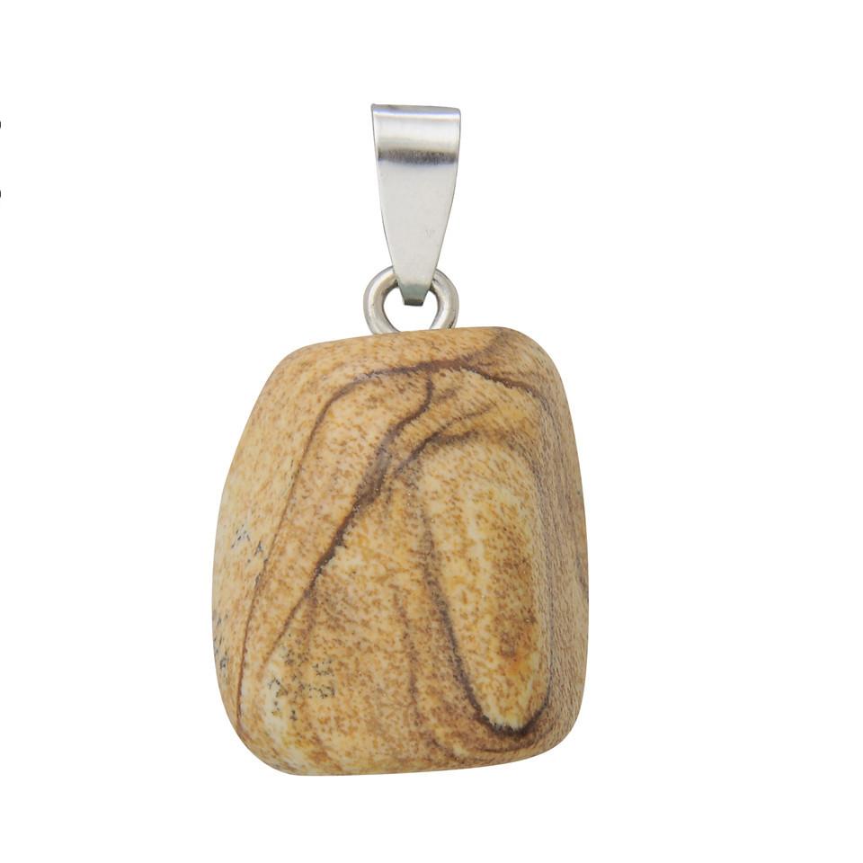 Crystal Polished Stone Pendants for Necklace