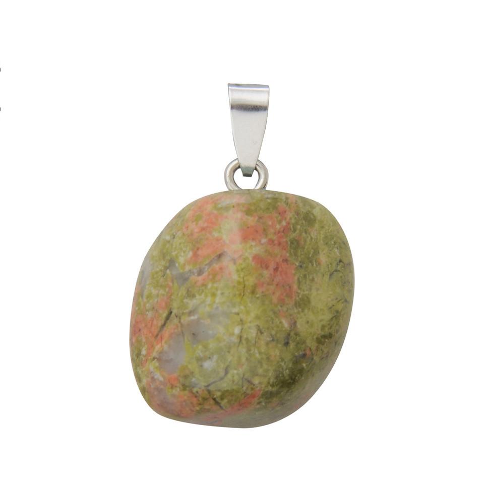 Crystal Polished Stone Pendants for Necklace