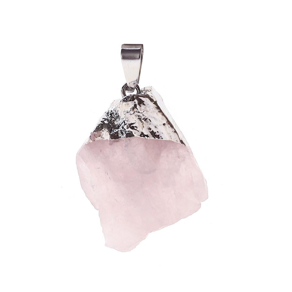 Rough Crystal Stone Pendants for Necklace