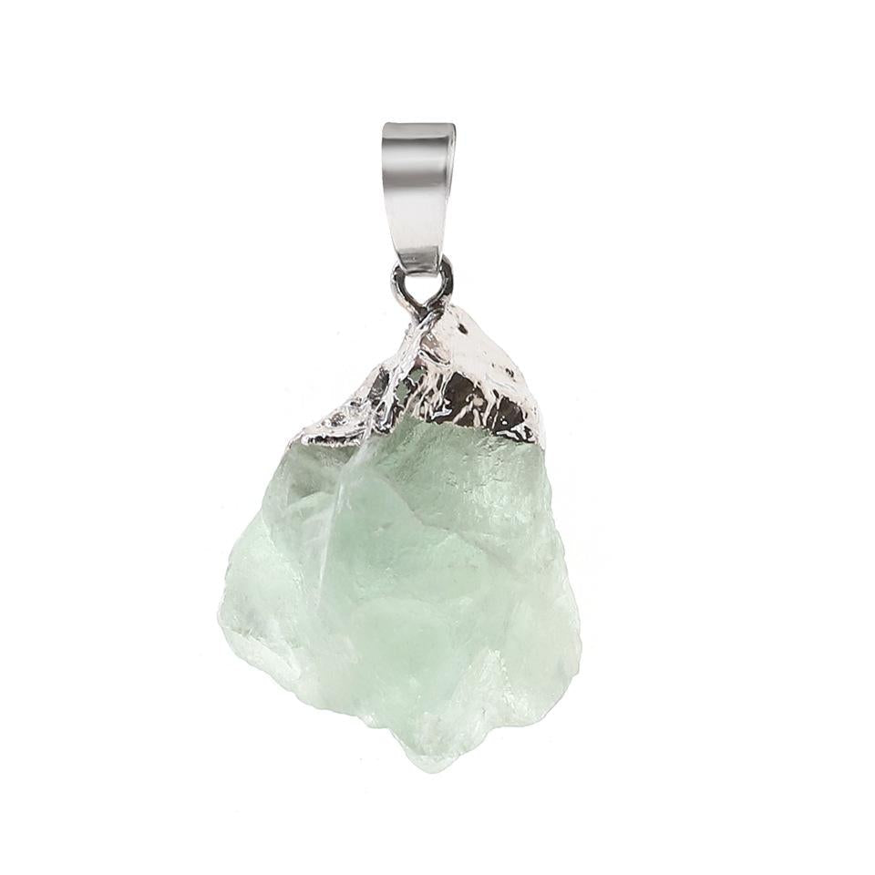 Rough Crystal Stone Pendants for Necklace