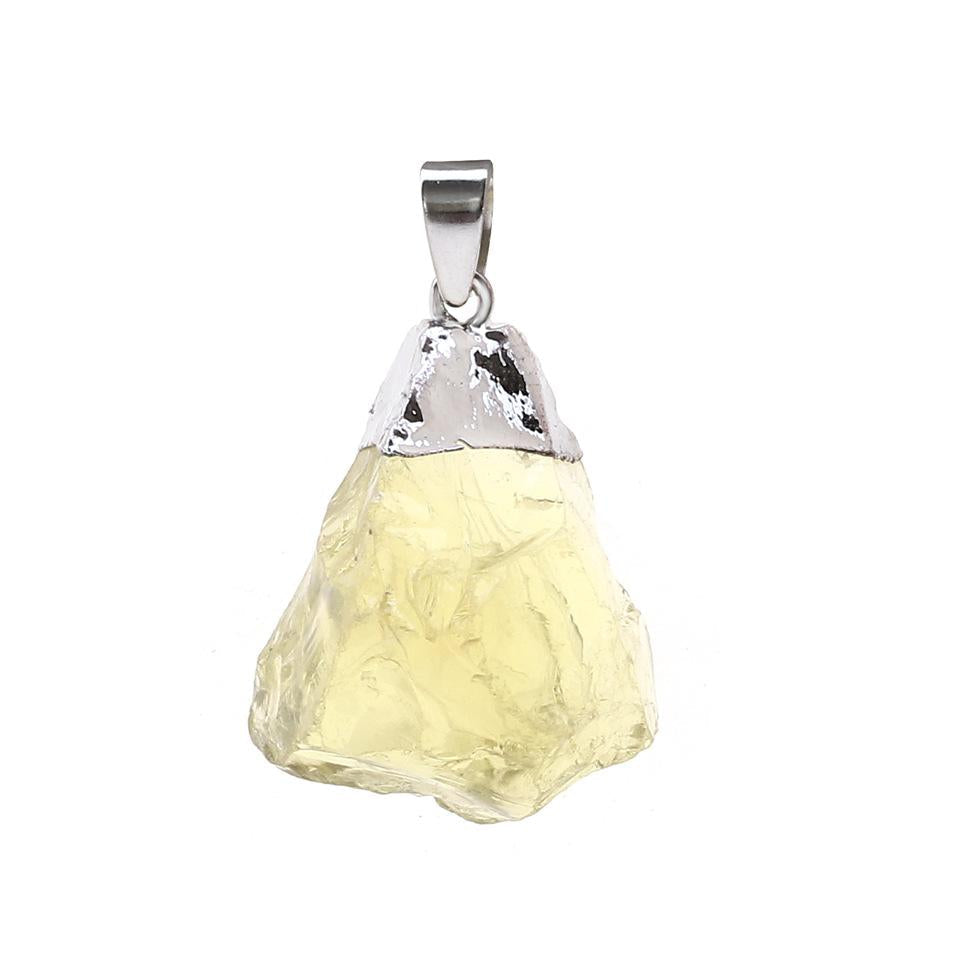 Rough Crystal Stone Pendants for Necklace