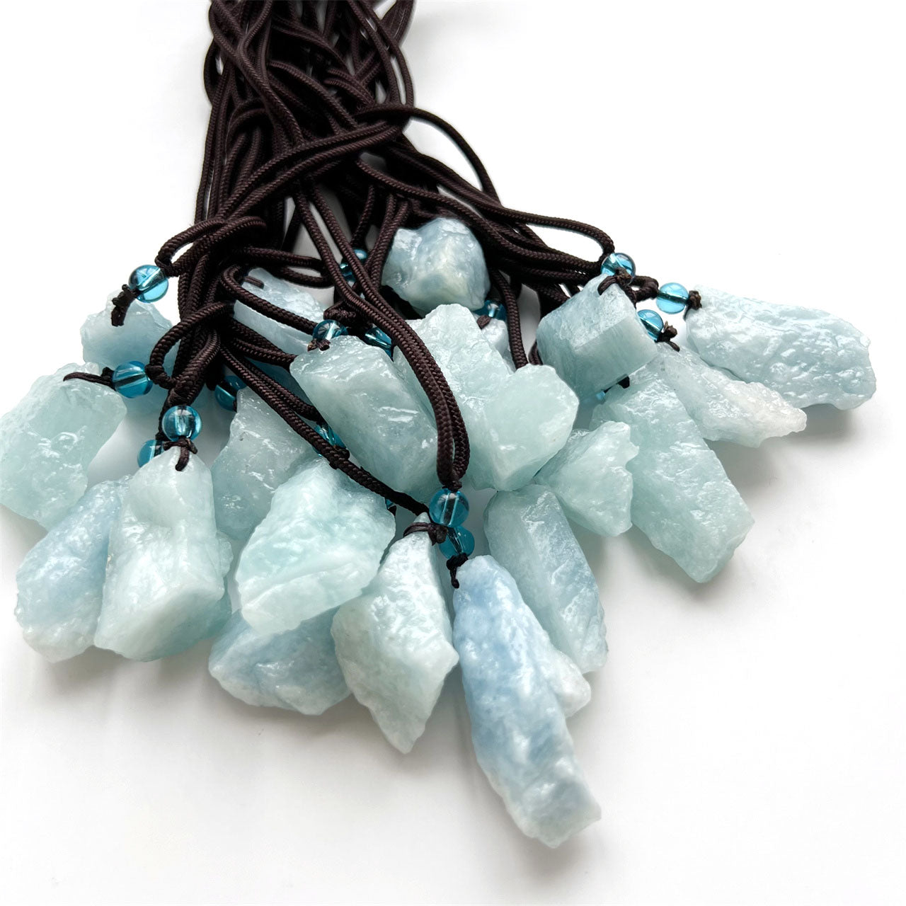 Rough Citrine Celestite Amethyst Rose Quartz Stone Pendants