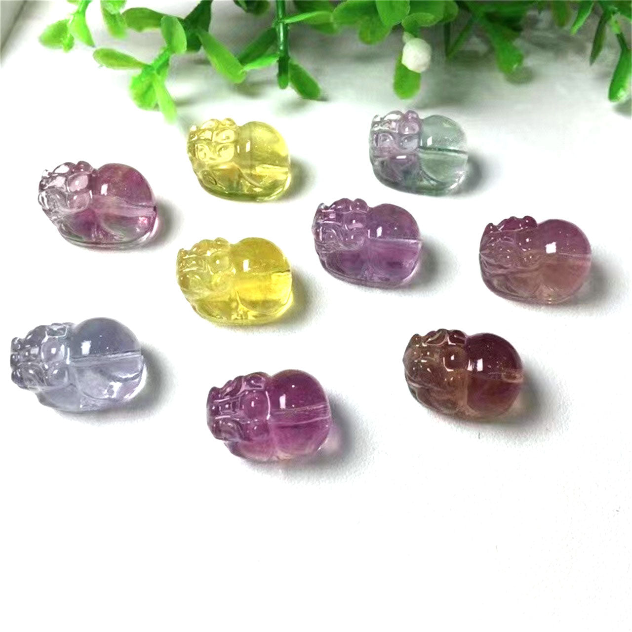 Crystal Pixiu Money Animal Carvings