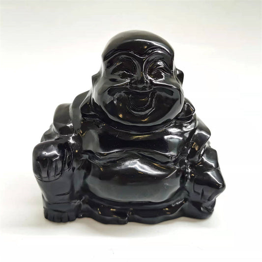 Crystal Monk Buddha Carvings