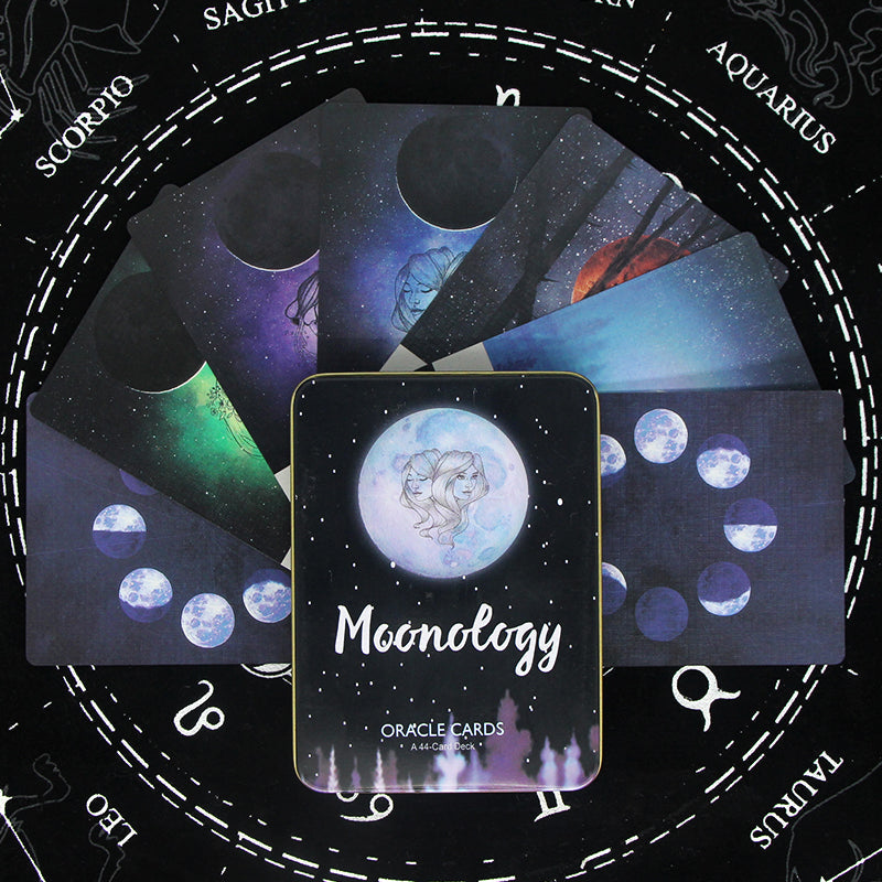 20 Metaphysics Tarot Cards with Guidebooks Metal Box Packing