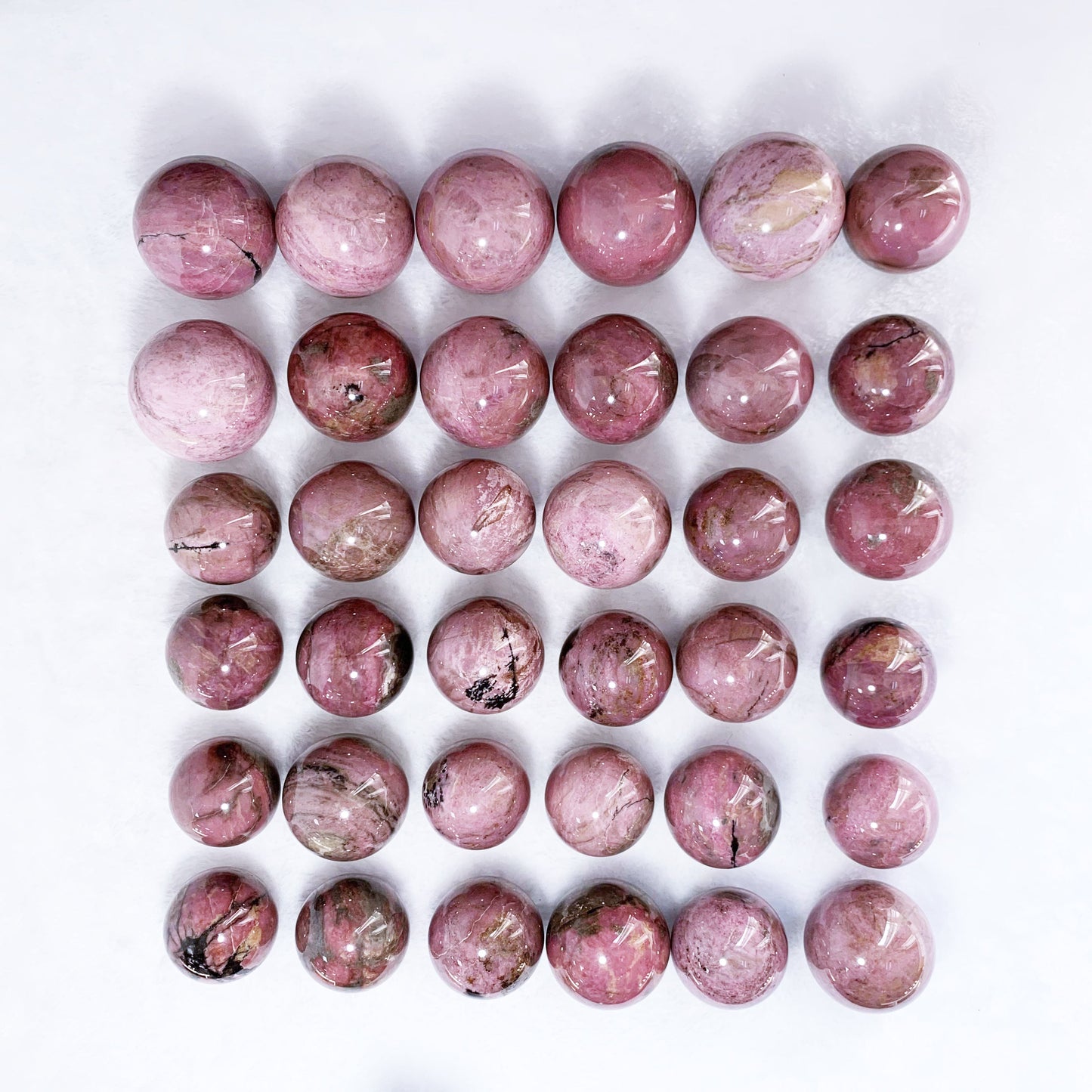 Rhodonite Spheres