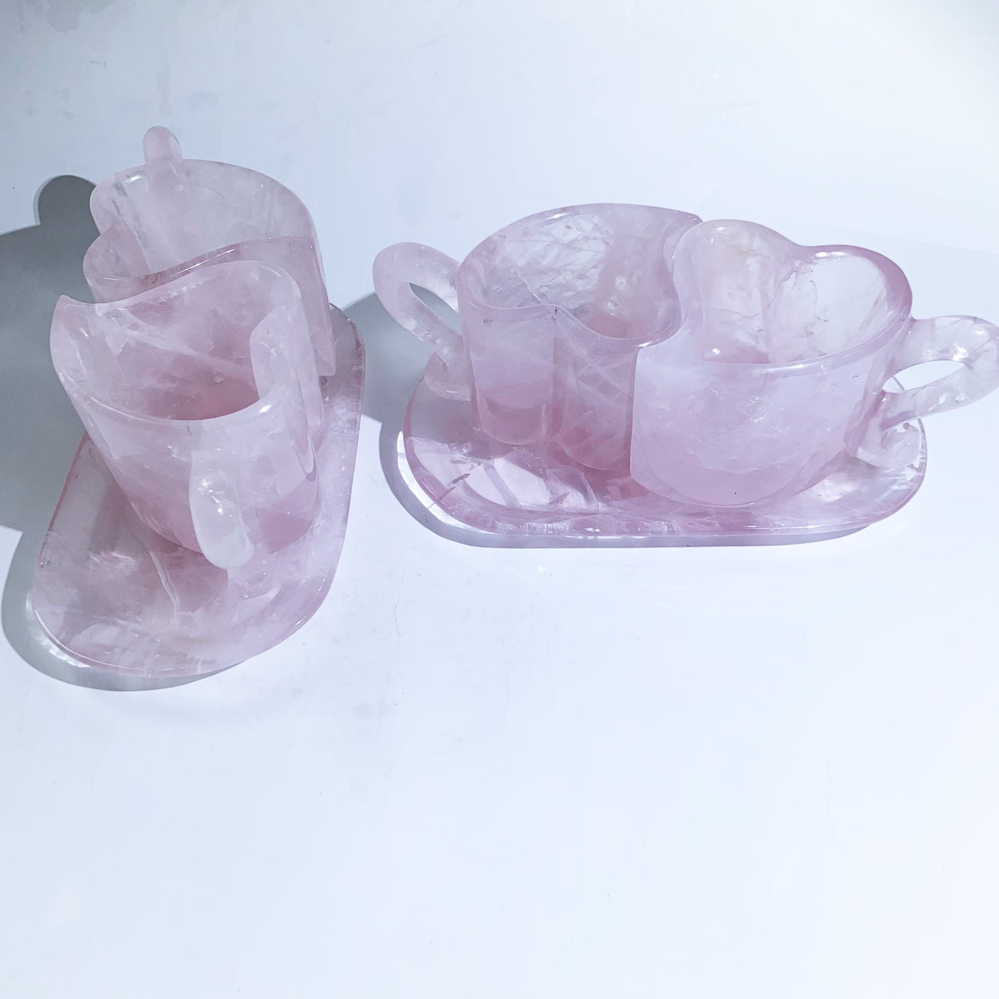 Rose Quartz Hearts Cup