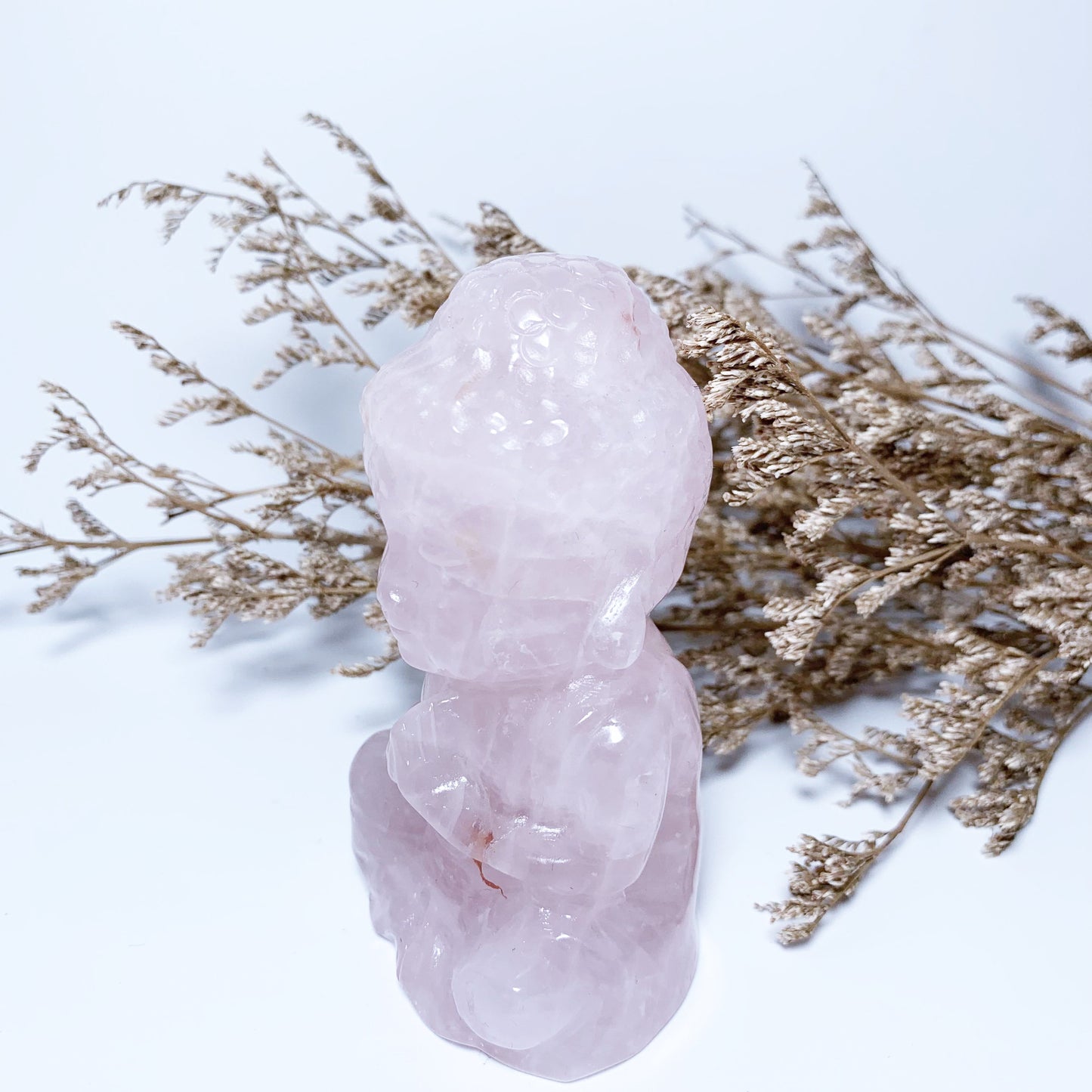 Roes Quartz Buddha Carvings
