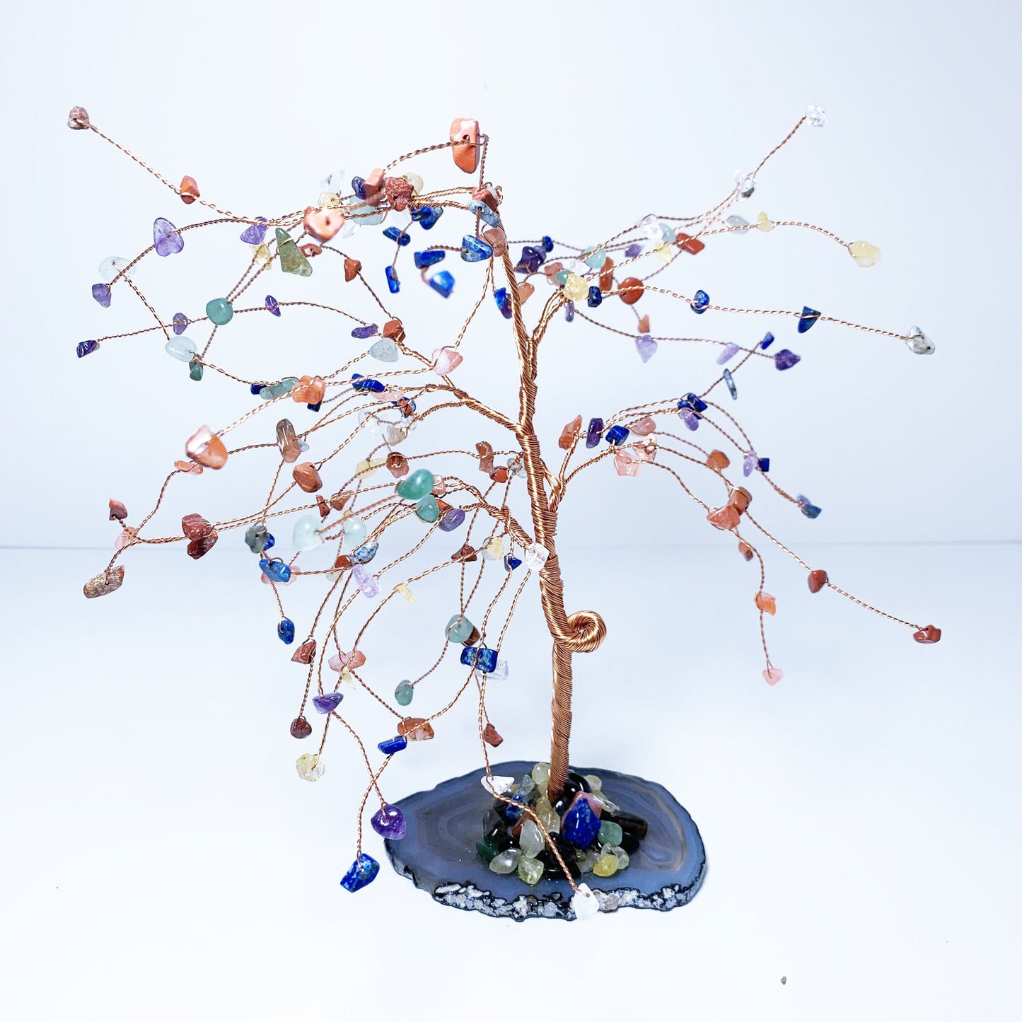 Agate Slice Gem Trees