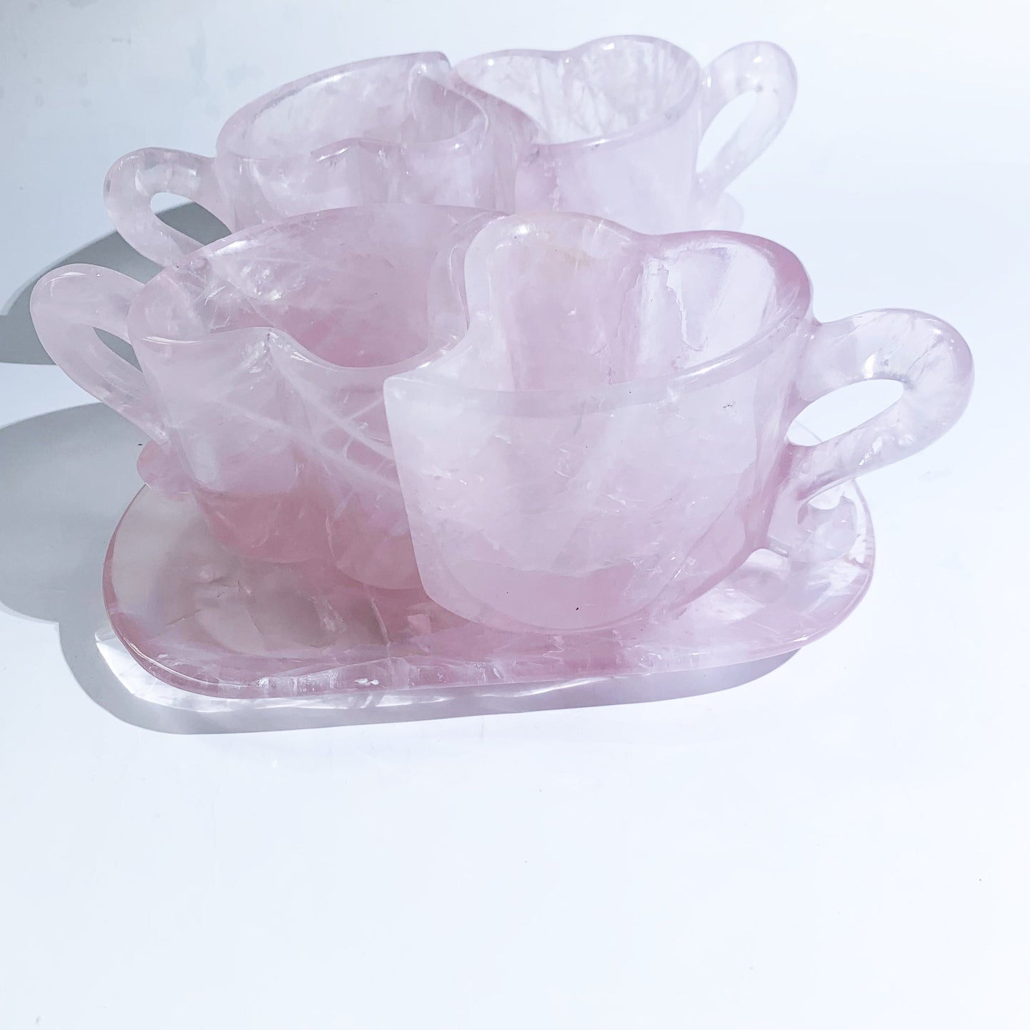 Rose Quartz Hearts Cup