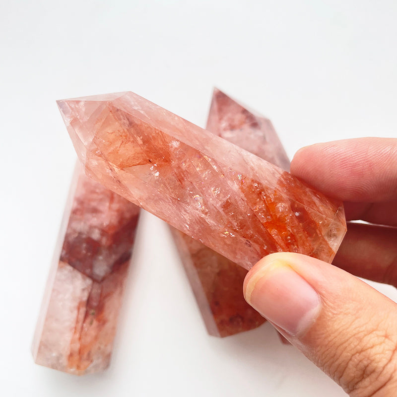 Red Fire Quartz Point Wands