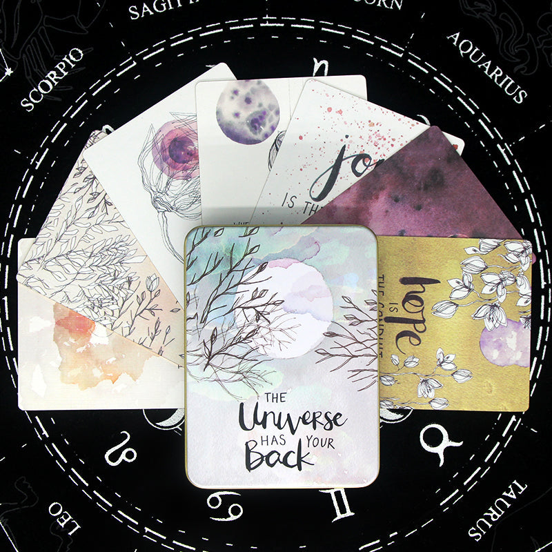 20 Metaphysics Tarot Cards with Guidebooks Metal Box Packing