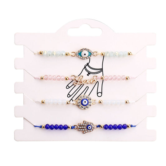 Evil Eye 4 Styles of Bead Jewelry Bracelets
