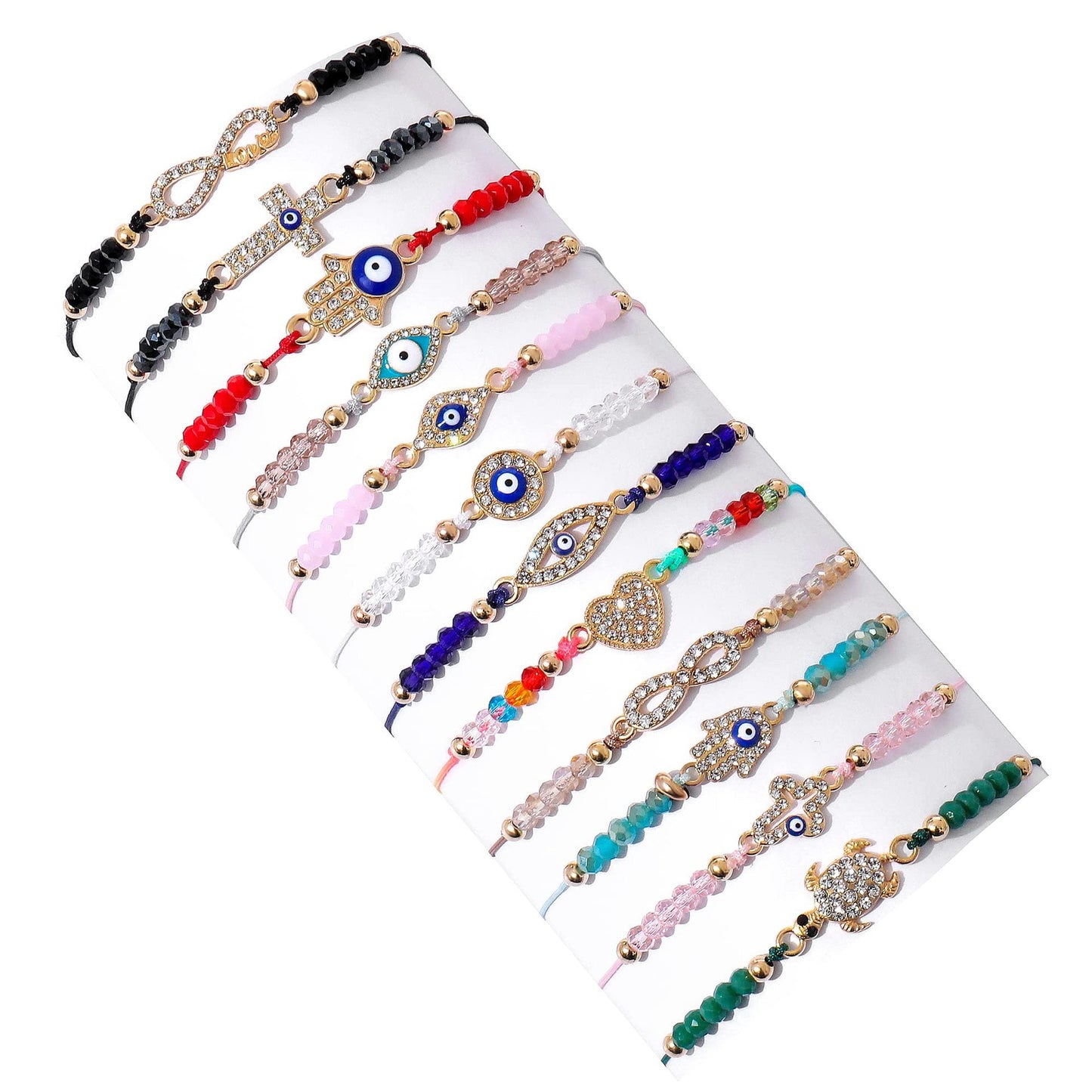 Evil Eye 4 Styles of Bead Jewelry Bracelets