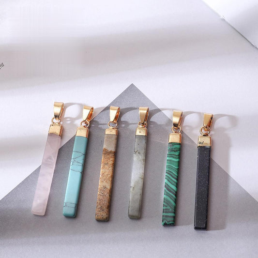 Cuboid Long Pendulum Pendants