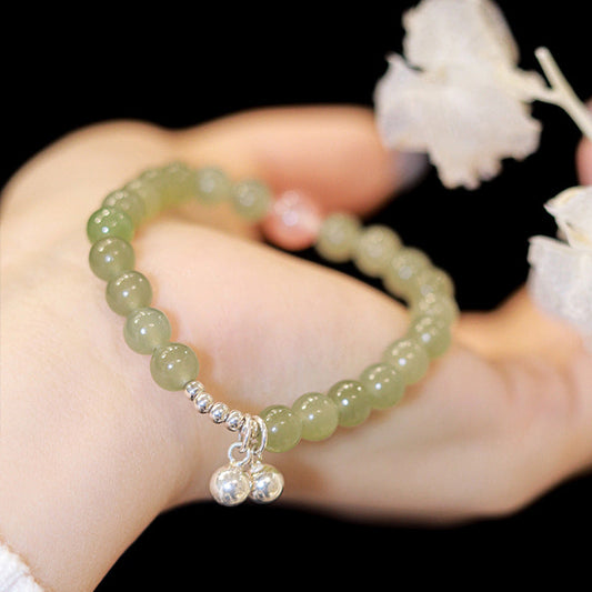 Hetian Jade South Red Agate 6mm Bead Bracelets