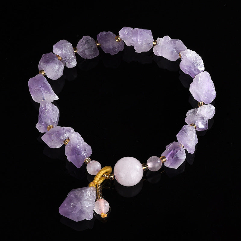 Rough Amethyst Stone Bracelets