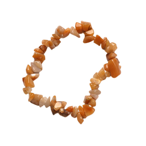Yellow Jade Chip Bracelets