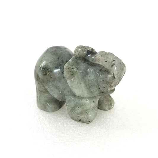 Labradorite Elephant 1.5 Inch
