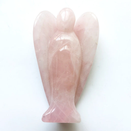 Rose Quartz Angel 4 Inch